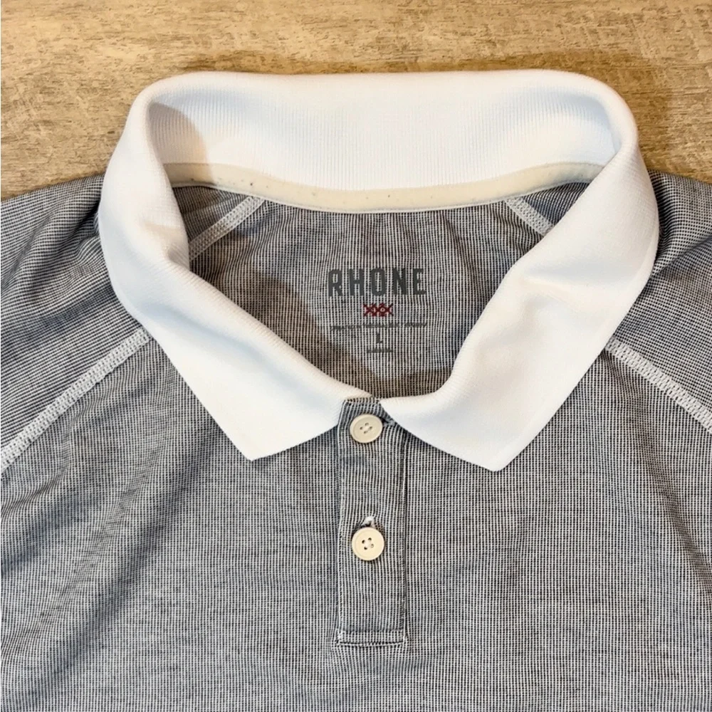 Rhone Men’s Delta Pique Performance Polo Size Large - Picture 4 of 7